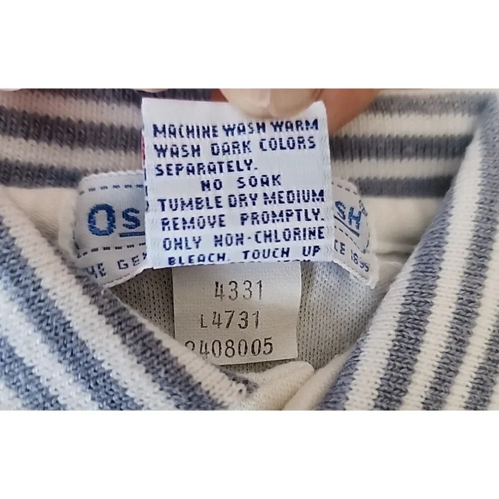 Vintage Oshkosh B'gosh Long Sleeve shirt 6-9 Months